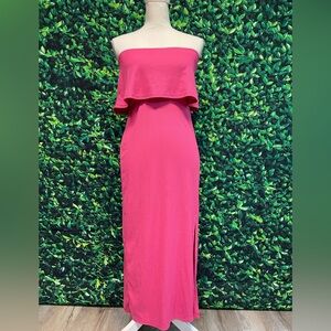 See You Monday Pink Strapless Dress Size XS